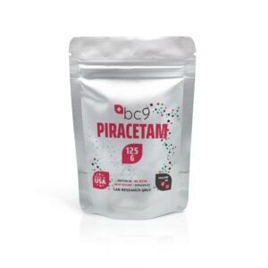 Pó de Piracetam BC9 125g - Potencialize sua Função Cognitiva com Nootrópicos Avançados