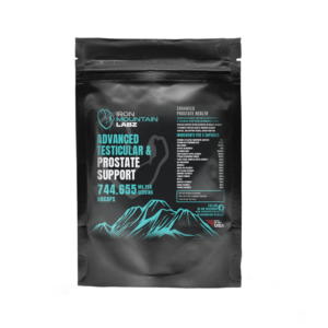 Cápsulas Avançadas de Suporte Testicular e Prostático Iron Mountain Labz - 60 Cápsulas para Vitalidade e Saúde Masculina