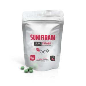 Comprimidos de Sunifiram BC9 35 Contagem - Potencializador Cognitivo para Memória e Aprendizado - Comprimidos 80mg-35ct-2-8g
