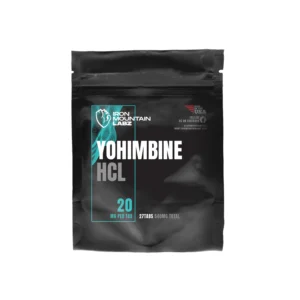 Comprimidos de Yohimbina HCL Iron Mountain Labz - Pesquisa Laboratorial e Fluxo Sanguíneo - 20mg por tab/27ct/540mg Comprimidos