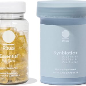 Ritual Multivitamínico Masculino 18+ e Synbiotic+ - Saúde Digestiva e Vitalidade Diária