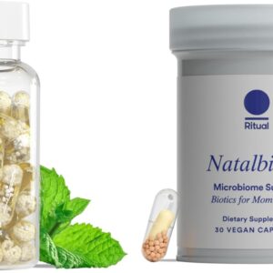Multivitamínico Feminino Ritual 18+ com Probióticos - Suporte Imunológico e Digestivo da Mãe e do Bebê