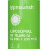 Vitamina D3 e K2 Lipossomal 10.000 IU e 200 mcg - 300 mini softgels - Suplemento Diário em Mini Softgels UpNourish