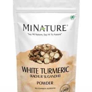 Pó de Cúrcuma Branca mi nature - Beleza Natural para Pele e Rosto 227g