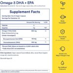Suplemento Vegan Omega 3 Ritual - DHA e EPA para Saúde do Coração, Cérebro e Olhos - 30 Cápsulas com Aroma de Cítricos - 3