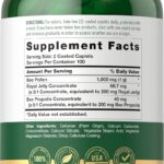 Suplemento Pólen de Abelha Carlyle 1000mg - Fortaleça sua Energia e Vitalidade com Ingredientes Naturais - 2