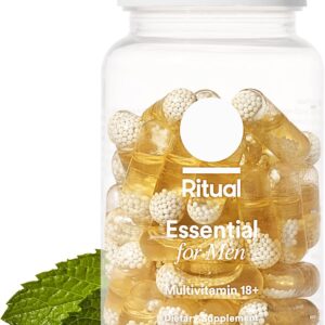 Multivitamínico Ritual Men’s 18+ - Suporte Diário para Energia, Músculos e Coração - 60 Cápsulas
