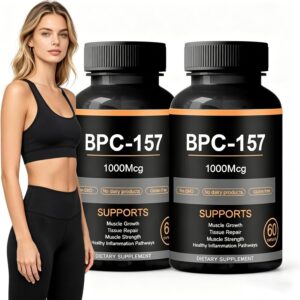 Cápsulas de Peptídeo BPC-157 1000MG - Suporte à Saúde Geral e Aumento de Energia