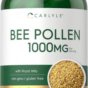 Suplemento Pólen de Abelha Carlyle 1000mg - Fortaleça sua Energia e Vitalidade com Ingredientes Naturais