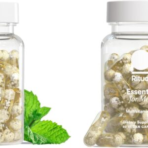 Multivitamínico Ritual 18+ para Homens e Mulheres - Suporte à Energia, Coração e Cérebro - Vegano - 30 Porções