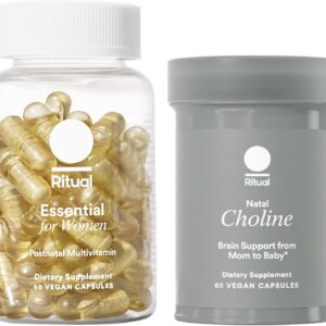 Ritual Postnatal Mom-to-Baby Set - Multivitamínico e Colina para Mães e Bebês