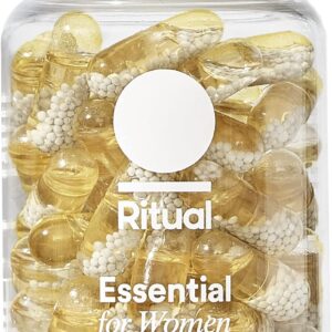 Multivitamínico Ritual Women’s 18+ - Suporte Diário para Energia, Coração, Ossos e Cérebro - 60 Cápsulas