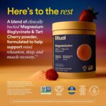 Ritual Magnesium+ Glycinate Drink Mix - Suplemento Vegano para Relaxamento e Sono com Cereja Ácida - 30 Porções - 2