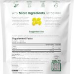 Berberina 1000mg com Óleo MCT Micro Ingredients - Suporte à Saúde Metabólica e Digestiva - 2