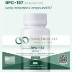 BPC-157 (Sal Arginate) Pure Health Peptides - Peptídeo para Pesquisa Laboratorial com 100 Cápsulas