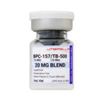 Vial de Peptídeo BPC-157/TB-500 Umbrella Labs 10mg - Pesquisa Laboratorial e Potencial Terapêutico - 10mg-bpc-157-10mg-tb-500-peptide-ampola