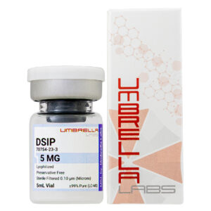 DSIP Peptídeo Indutor de Sono Delta 2mg/5mg - Promova Sono Profundo com Umbrella Labs