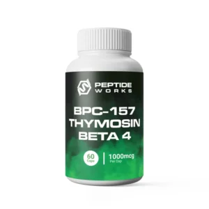 Cápsulas de BPC-157 Thymosin Beta-4 Peptide Works - Reparação de Tecidos e Combate à Inflamação