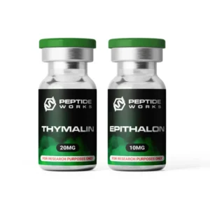 Kit de Peptídeos Thymalin e Epithalon 20mg + 10mg - Aumenta Imunidade e Promove Longevidade