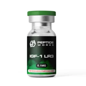 Frasco de Peptídeo IGF-1 LR3 0.1mg - Crescimento Muscular e Suporte Metabólico - 0.1mg ampola
