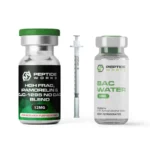 Mistura de Peptídeos Ipamorelin HGH Frag 176-191 CJC-1295 No DAC 12mg - Acelera Queima de Gordura e Melhora Recuperação Muscular - Kit incl. 12mg ampola, 10ml bac water, syringes