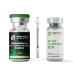 Mistura de Ipamorelin e CJC-1295 Sem DAC Peptide Works 2.5mg - Estímulo ao Crescimento Muscular e Recuperação Acelerada - Kit incl. 2.5mg ampola, 10ml bac water, syringes