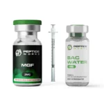 Vial de Peptídeo MGF Peptide Works 2mg - Potencialize sua Recuperação Muscular e Crescimento - Kit incl. 2mg ampola, 10ml bac water, syringes
