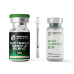 Mistura de Peptídeos GHRP-6 e CJC-1295 DAC 10mg - Estímulo Natural do Hormônio do Crescimento para Crescimento Muscular e Regeneração - Kit incl. 10mg ampola, 10ml bac water, syringes