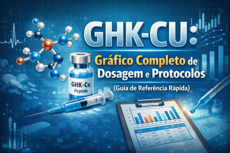 GHK-CU: Gráfico Completo de Dosagem e Protocolos (Guia de Referência Rápida)
