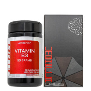 Pó de Vitamina B3 Umbrella Labs 100 Cápsulas - Suporte à Saúde e Melhora da Energia