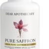 Cápsulas de Extrato Puro de Açafrão Saffron - Crocus Sativus - Suplemento Vegano e Não-OGM - 60 Cápsulas