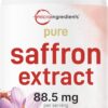 Extrato Puro de Açafrão Saffron Micro Ingredients 240 Cápsulas Veganas - Suporte ao Humor, Visão e Coração