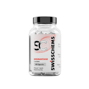Bromantane 25mg por cápsula - Suplemento Natural para Aumento de Energia e Concentração - Swiss Chems - 60 capsulas