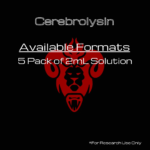 Cerebrolysin Kimera Chems - Pesquisa Neurociência com 5 Frascos de 2ml de Peptídeos Neurotróficos