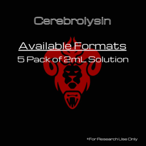 Cerebrolysin Kimera Chems - Pesquisa Neurociência com 5 Frascos de 2ml de Peptídeos Neurotróficos