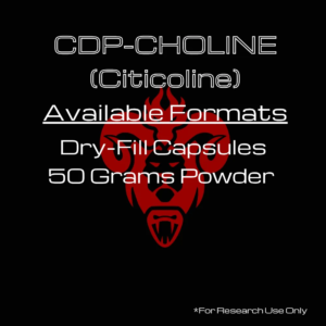 CDP-Colina (Citicolina) Kimerachems 120 Cápsulas - Pesquisa em Neurociência Avançada