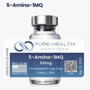 5-Amino-1MQ Pure Health Peptides 5mg - Pesquisa Laboratorial Controlada para Estudos Químicos - 5mg