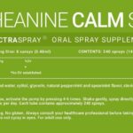 L-Theanine Spray Calming - Suplemento Líquido de L-Theanina com Sabor Natural de Menta para Relaxamento - 3