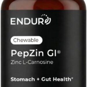 PepZinGI Endur - Suplemento Digestivo Mastigável com Zinco e L-Carnosina para Conforto Estomacal