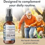 Spray Líquido de L-Theanina 200mg e Vitamina C 150mg para Crianças e Adultos - Sabor Extrato de Pêssego - 2