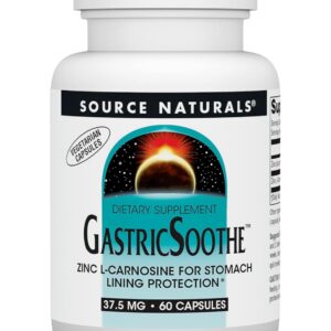GastricSoothe Source Naturals com Zinc L-Carnosine - Proteção e Saúde Digestiva