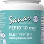 Sanar Naturals PEP19 10mg - Suplemento de Peptídeo para Suporte Metabólico e Controle de Peso