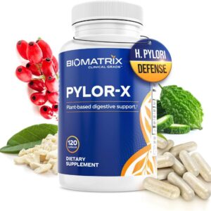 BioMatrix Pylor-X - Suplemento para Conforto Digestivo com Mastic Gum e Berberina