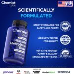Cápsulas de Azul de Metileno Chemist Labs - 99% Pureza para Suporte Celular e Mitochondrial - 2