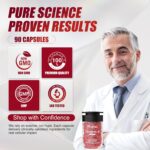 Suplemento de Urolithin A com CoQ10 e Resveratrol 200mg - Suporte à Energia Celular e Saúde Mitocondrial - 8