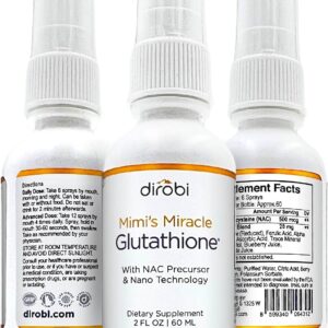 Mimi's Miracle Glutathione Spray 4oz - Potente Antioxidante Sublingual para Saúde Total