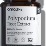 Cápsulas de Polypodium Leucotomos 240mg AMALTH - Suporte Antioxidante e para a Saúde da Pele