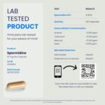 Suplemento de Spermidina Chemist Labs - Fórmula 100x para Longevidade e Bem-Estar - 120 Cápsulas - 6