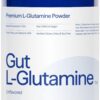 Pó de L-Glutamina Essential Stacks - 60 Porções para Saúde Intestinal e Absorção Máxima