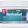 Balance ONE L-Glutamina em Pó com Carnosina de Zinco - Fórmula Avançada para Reparação do Intestino e Suporte Digestivo
